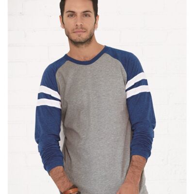 Fine Jersey Mash Up Long Sleeve Tee 207 - Cross Check Thumbnail