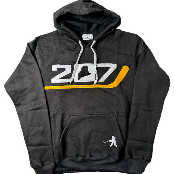 207 Hockey Stick Embroidered Hoodie Thumbnail